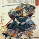 Sakuma Morimasa 30x44 Samurai Hero Japanese Print Asian Art Japan Warrior