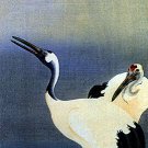 Cranes 22x30 Japanese Print by Koson Japanese Ltd. Edition Asian Art Japan
