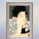 Morning Hair 15x22 by Kotondo Japanese Print Asian Art Ltd. Edition Japan