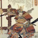 Imagawa Yoshimoto 30x44 Samurai Hero Japanese Print Asian Art Japan Warrior