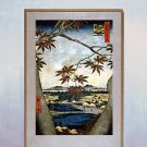 The Maple Leaves 15x22 Japanese Print Hiroshige Japan Asian Art Japan Samurai