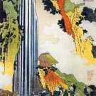 Ono waterfall 30x44 Japanese Print by Hokusai Asian Art Japan Numbered Ltd. Ed.
