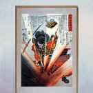 Samurai Suicide 15x22 Japanese Print by Kuniyoshi Asian Art Japan Warrior