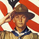 A Job To Do 22x30 Boy Scout Art Print by Norman Rockwell A Job To Do 22x30 Boy Scout Art Print by Norman Rockwell