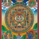 Great Compassionate One 30x44 Mandala thangka Asian art Hand Numbered Ltd. Ed.
