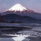 Fuji From Okitsu 22x30 Ltd. Edition Japanese Print by Yoshida Asian art Japan