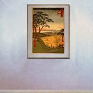 Old Man's Teahouse 22x30 Japanese Art Print Hiroshige Asian Art Japan
