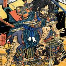 Samurai Revolt 22x30 Japanese Print by Kuniyoshi Asian Art Japan Warrior