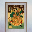 Samurai with Dragon Coat 15x22 Japanese Print Samurai Asian Art Japan Warrior Samurai with Dragon Coat 15x22 Japanese Print Samurai Asian Art Japan Warrior