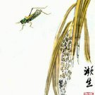 Grasshopper 15x22 Chinese Print by Ch'i Pai-shih Asian Art
