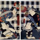 Four Tattooed Samurai 22x30 Japanese Print Asian Art Tattoo Japan Warrior