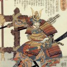 Imagawa Yoshimoto 22x30 Samurai Hero Japanese Print Asian Art Japan Warrior