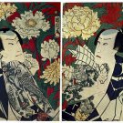 Two Samurai With Tattoos 22x30 Ltd. Edition Japanese Print Tattoo Asain Art