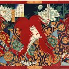 Three Samurai Red Hair 15x22 Ltd. Edition Japanese Print Asian Art Japan