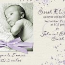 Custom Photo Birth Announcement