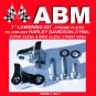 1" LOWERING KIT fits HARLEY DAVIDSON DYNA WIDE GLIDE - CHROME