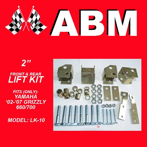 ATV QUAD LIFT KIT fits 20022007 YAMAHA GRIZZLY 660 700