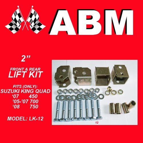 ATV QUAD LIFT KIT fits SUZUKI KING QUAD KINGQUAD 450 700 750