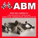 ARCTIC CAT DVX400 ATV QUAD FRONT END LOWERING KIT