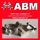 YAMAHA RAPTOR 700 700r ATV QUAD FRONT END LOWERING KIT