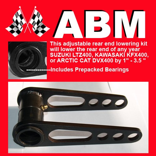 SUZUKI LTZ400 LT Z400 ATV QUAD REAR END LOWERING KIT