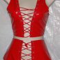 RED Vinyl Top & Shorts
