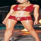 RED Vinyl Top & Shorts