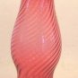 FENTON RUBY SNOWCREST HURRICANE LAMP
