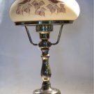 FENTON CHICKADEE ON CAMEO SATIN 23 1/2" STUDENT LAMP