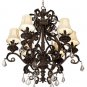 Bronze 30" Wide Chandelier