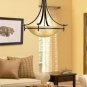 Marbled Glass Chandelier