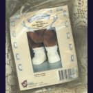 Tender Hearts Teddy Bear Doll Shoes White Strap Shouse Lace Socks