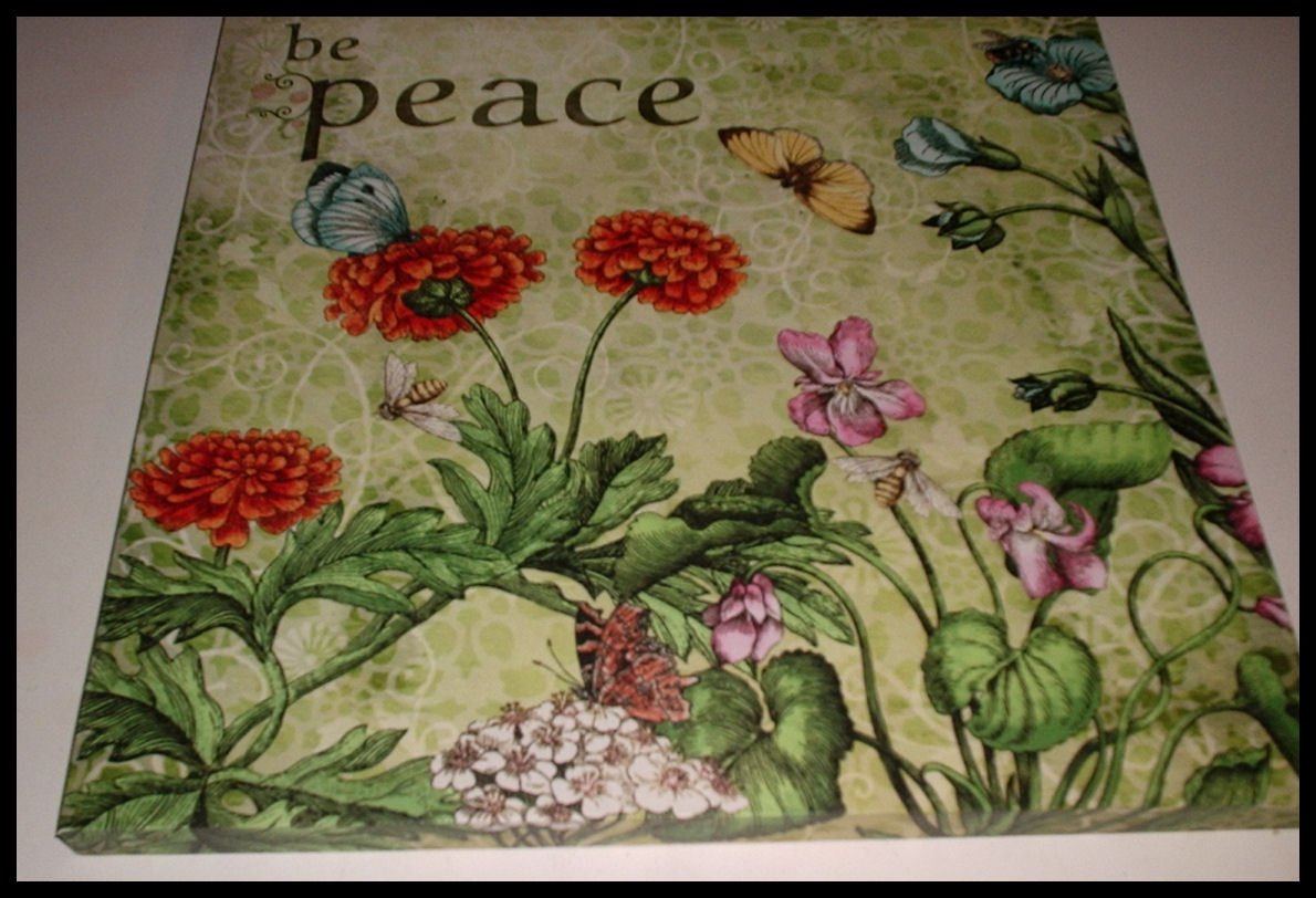 Midwest Seasons Of Cannon Falls Be Peace Wall Hanging Canvas Picture