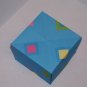 Origami boxes &acirc;�� Small - Blue Geo Shapes
