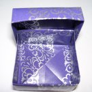 Origami boxes – Medium - Purple & Silver Square