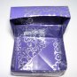 Origami boxes &acirc;�� Medium - Purple & Silver Square