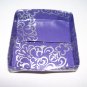 Origami boxes &acirc;�� Medium - Purple & Silver Square