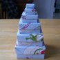 Origami boxes &acirc;�� Nested Let It Snow Squares