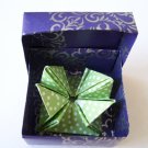 Origami Objects - Sea Anemone inside Medium Purple & Silver Box