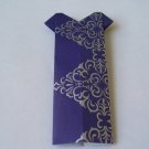 Origami Outfits – Hawaiian Mu’uMu’u - Purple & Silver