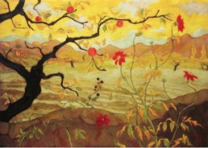 Apple Tree w/Red Fruit  by Paul Ranson
