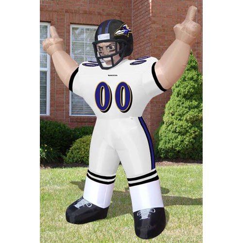 Inflatable Images Baltimore Ravens NFL Inflatable Tiny Player Lawn Figure
