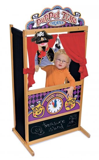 melissa and doug deluxe puppet theater