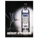 ABSOLUT ATTRACTION Vodka Magazine Ad
