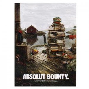 ABSOLUT BOUNTY Vodka Magazine Ad