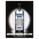 ABSOLUTDIGITALART.COM Vodka Magazine Ad CURSOR