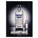 ABSOLUT ENVY Vodka Magazine Ad