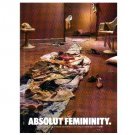 ABSOLUT FEMININITY Vodka Magazine Ad