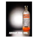 ABSOLUT FENG SHUI Vodka Magazine Ad MANDRIN VERSION