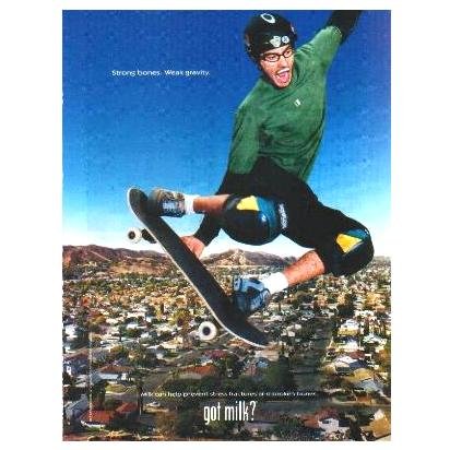 BOB BURNQUIST got milk? Milk Mustache Magazine Ad © 2003